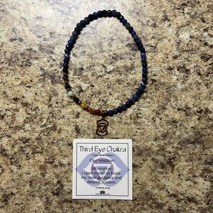 Love pray jewelry Third eye charm bracelet